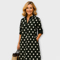 Elegantes Hemdblusenkleid für Büro & Events – Lara
