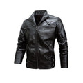 Damen Lederjacke mit Reißverschluss und Kragen – Virella