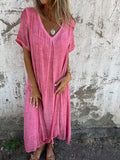 Leichtes V-Ausschnitt Top Damen für Alltag – Sylviane