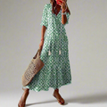 Leichtes Damen Sommerkleid mit Druckdesign für Alltag – Alina