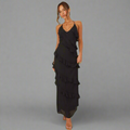 Sommer Maxikleid aus Viskose mit lockerem Schnitt – Mina
