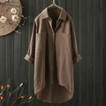 Oversize Damenbluse mit luftigem Schnitt und Stil – Feloria