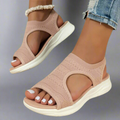 Bequeme Damen Wedge-Sandalen mit offener Zehe – Fiorana