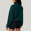 Kuscheliges Polar Fleece Sweatshirt mit Reißverschluss – Hildegard