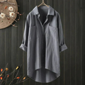 Oversize Damenbluse mit luftigem Schnitt und Stil – Feloria