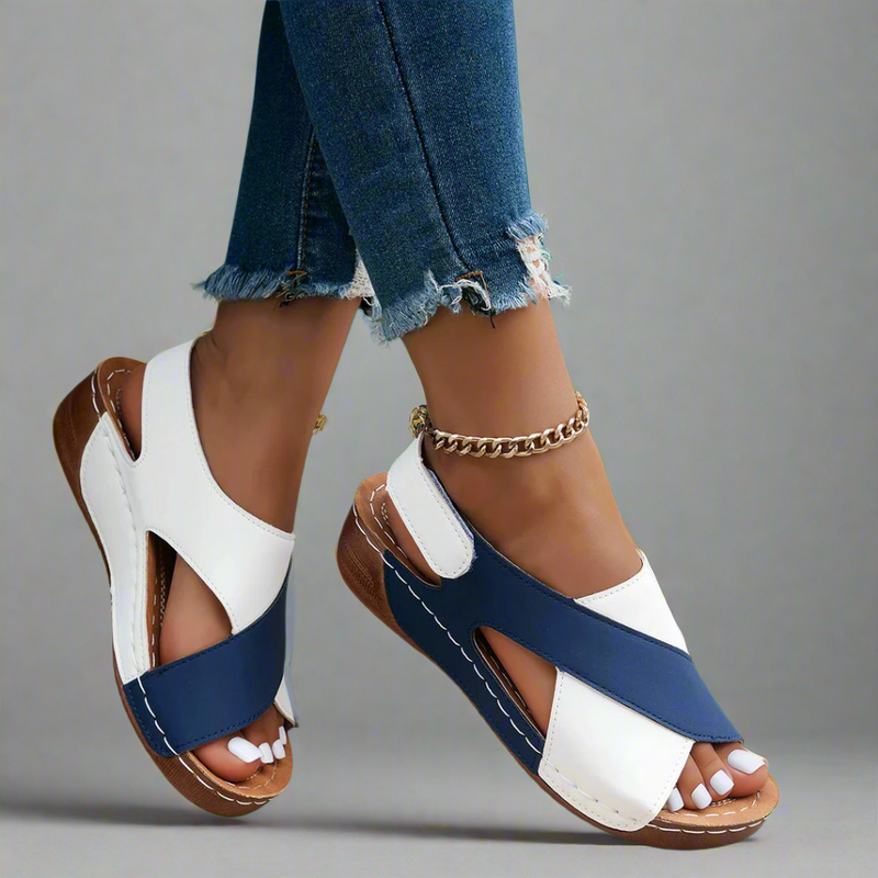 Stylische Damen Wedgesandalen mit rutschfestem Design – Liorina