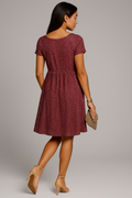 Blumen Sommerkleid Damen Midi leicht elegant – Florina