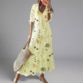 Leichtes Damen Sommerkleid mit Druckdesign für Alltag – Alina