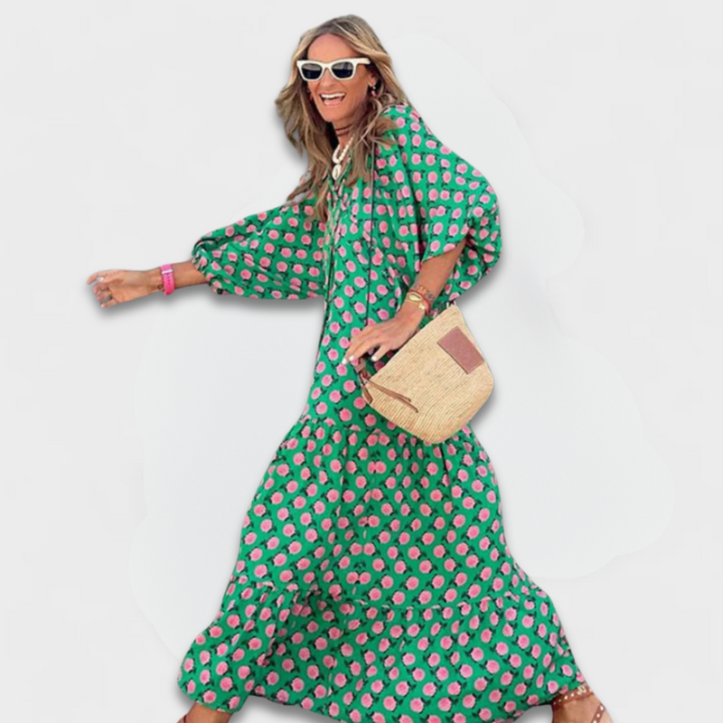 Elegante Damen Kleider mit Stickerei und Komfort – Clara