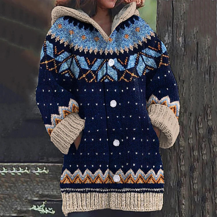 Elegante Strickjacke für Damen aus Wolle – Alwine