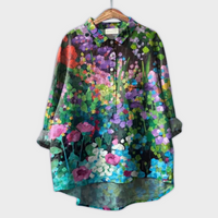 Bluse Damen Handgemacht Leicht Frühling Sommer Elegant – Loravita