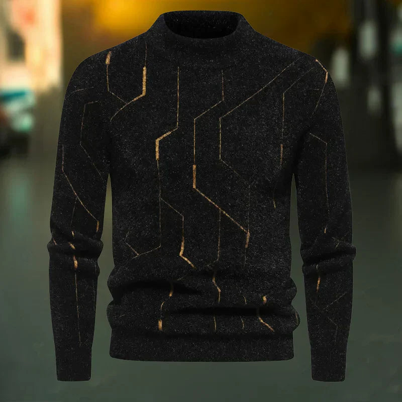 Herren Strickpullover aus Baumwolle für Winter – Ackim