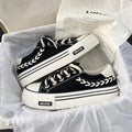 Plateau-Canvas-Sneaker mit klobiger Sohle für Damen – Mira