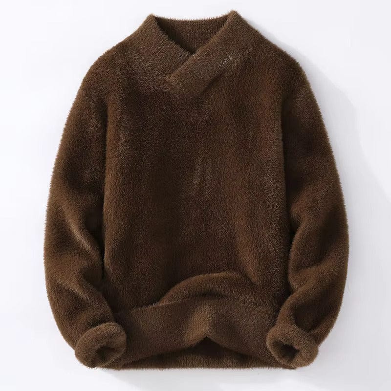 Damen Samtpullover mit elegantem Design für Winter – Valdo