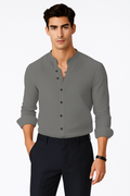 Retro Herrenhemd mit Button-Down-Kragen – Norvalo