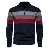 Herren Winterpullover Reißverschluss Warm Rollkragen – Norven