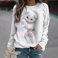 Damen Pullover Locker Weich Atmungsaktiv Alltag – Elenys