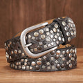 Nieten Gürtel Damen PU-Leder Strass Rock Style – Lena