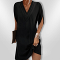 V-Ausschnitt Kleid Damen mit Bauchversteck Stil – Thaleia