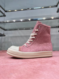 High-Top Sneaker aus Leder mit dicker Sohle – Matteo