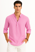 Leinenhemd Herren Slim Fit Atmungsaktiv Elegant Sommerhemd – Lasse