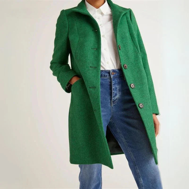 Damen Oversize Wintermantel Wasserdicht Elegant – Maily