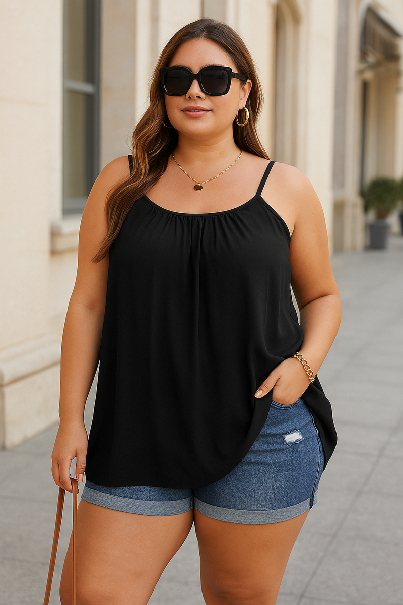 Boho-Sling-Top mit Rückenfrei-Design – Luna