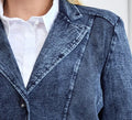 Eleganter Denim-Anzug mit Baumwoll-Details – Antie