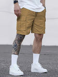 Cargohose Herren Polyester bequem vielseitig Alltag – Dorevan