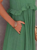 Sommerkleid Neckholder A-Linie Luftig Boho – Feliora