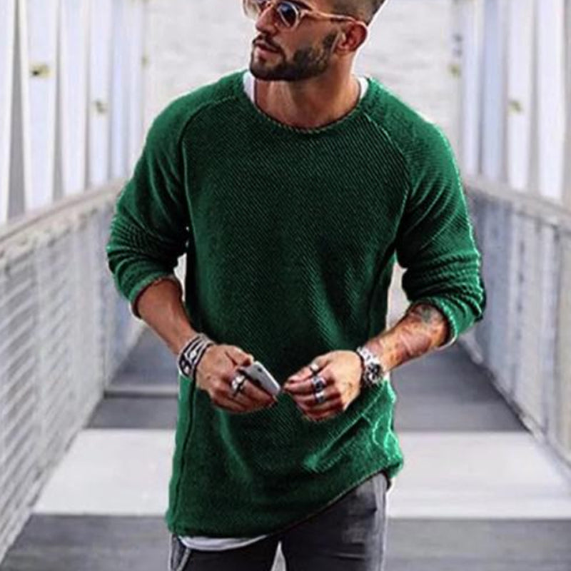Langer Herrenpullover mit modernem Design – Max