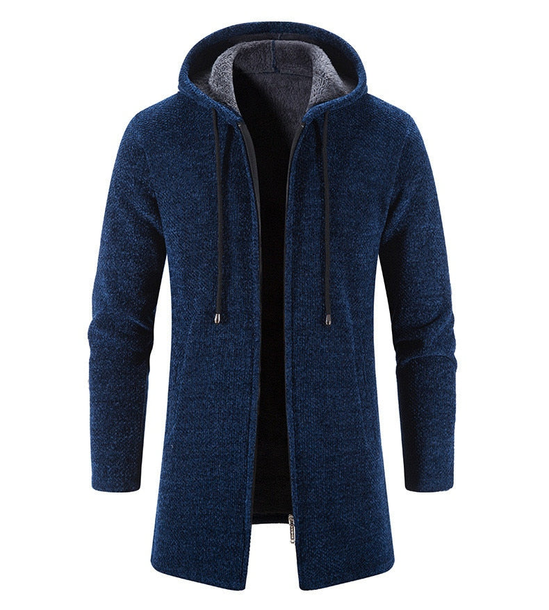 Langer Herren Hoodie für Herbst & Winter – Renford