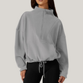 Kuscheliges Polar Fleece Sweatshirt mit Reißverschluss – Hildegard