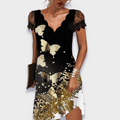 Elegantes Kleid Damen Figurbetont Premium Alltag Hochzeit – Avelina