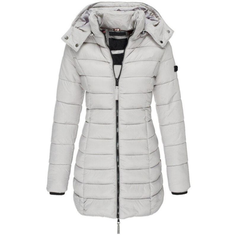 Wärmende Daunenjacke mit Kapuze Damen – Emilia