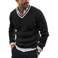 Herren V-Ausschnitt Pullover mit italienischem Stil – Gustav