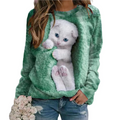 Damen Pullover Locker Weich Atmungsaktiv Alltag – Elenys