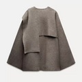 Damen Poncho Winter Elegant Asymmetrisch Weich Warm - Leonie