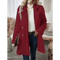Warmer Damen Strickmantel mit femininem Schnitt – Lurevia