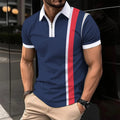 Gestreiftes Herren-Poloshirt mit England-Design – Henry