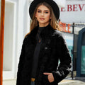 Karo Winterjacke für Damen mit Komfort-Passform – Mia