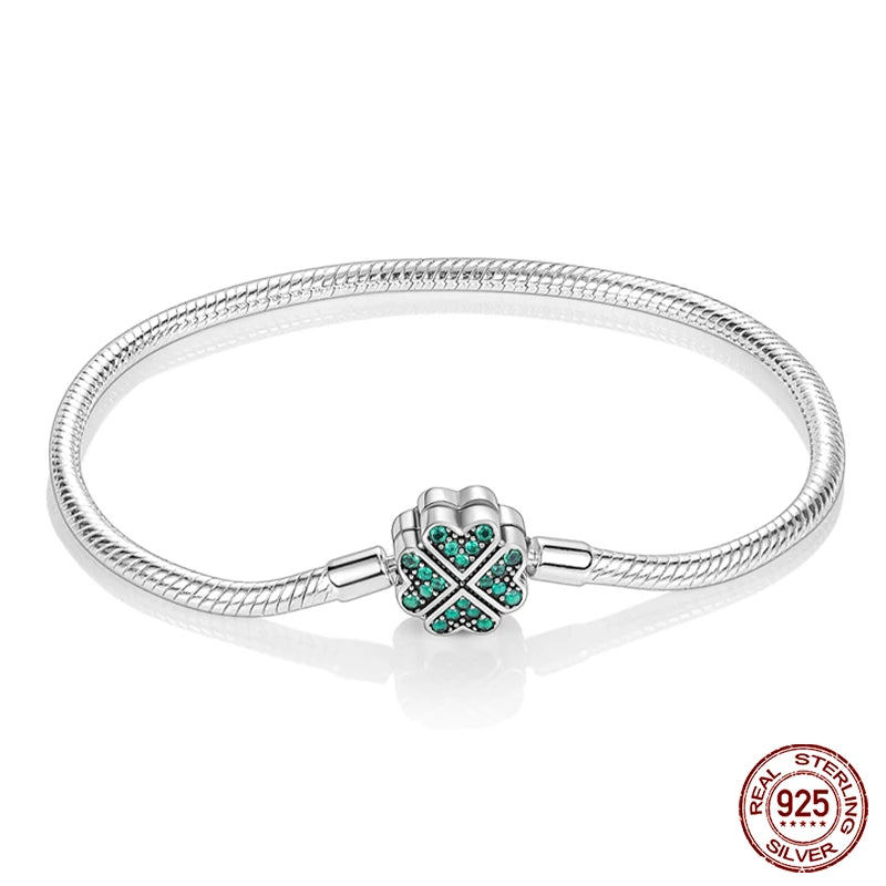 Silberarmband mit Sternen und Zirkonia – Emilia