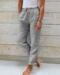 Damen Hose Elastischer Bund Bequem Stilvoll – Monika