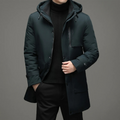 Herren Winterjacke mit Kapuze und Reißverschluss – Lukas