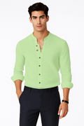 Retro Herrenhemd mit Button-Down-Kragen – Norvalo