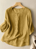 Boho Bluse Damen Bestickt Locker Elegant – Florencea