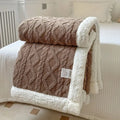 Fleece Sherpa Decke warm weich kuschelig – Greta