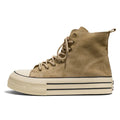 High-Top Canvas-Sneaker mit dicker Sohle – Leonie