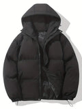 Herren Winterjacke Warm Leicht Abnehmbar Kapuze – Travor