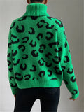 Damen Strickpullover mit Stehkragen und Rippdetails – Evelana